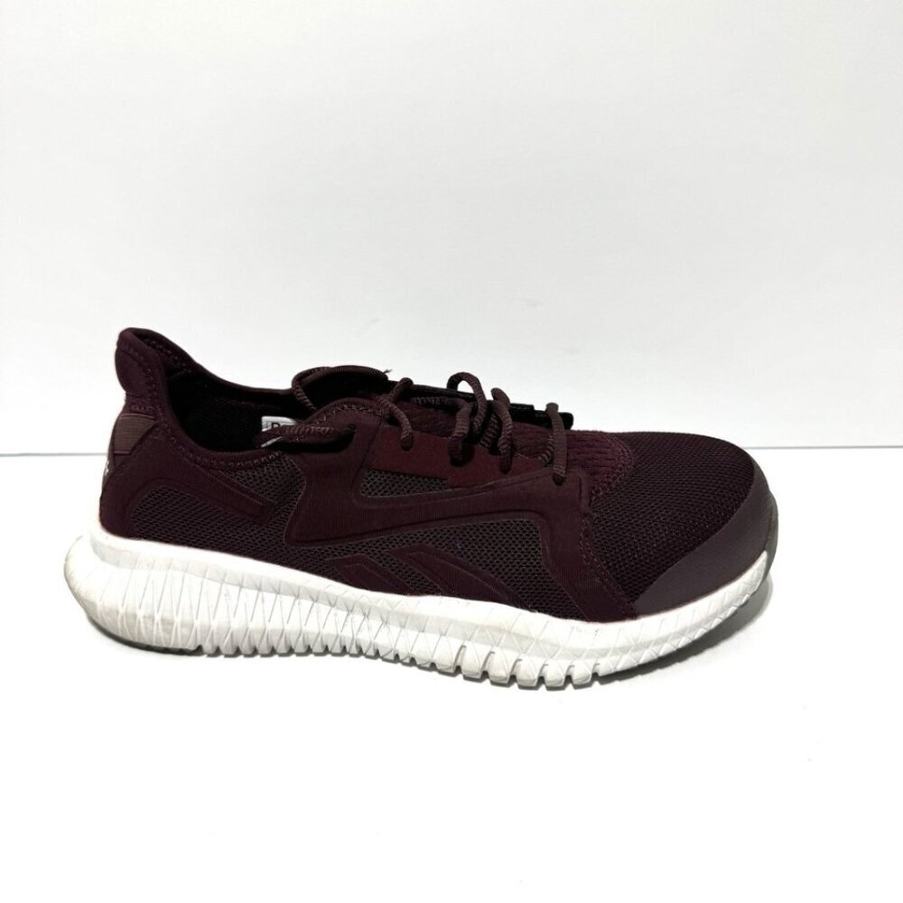 Reebok Womens Flexagon 3.0 Work Sneaker Burgundy Size 9W